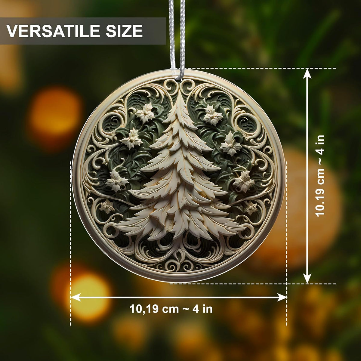 Jabihome Christmas Ornaments 2025, Exchange for Women, Men, Collectible Dated Year Ornaments for
