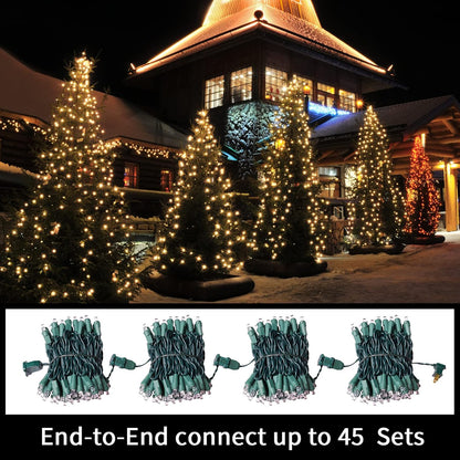 100 Count Warm White - String Lights - 21.6FT LED Christmas Lights, Mini led Lights for Indoor