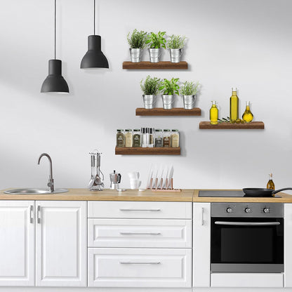 Sorbus Floating Shelves for Wall, Bathroom Shelves Wall Mounted for Kitchen, Bedroom, Living Room