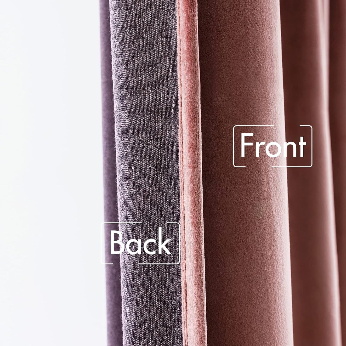 MIULEE Velvet Curtains 84 Inches Long 2 Panels - Pinch Pleated Luxury Room Darkening Curtains for