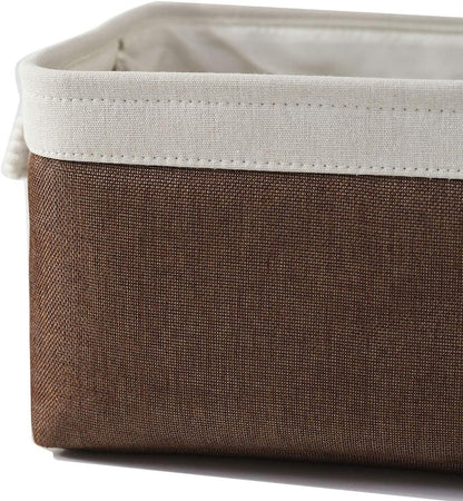 Large Storage Baskets for Shelves, Fabric Baskets for Organizing, Collapsible Storage Bins for