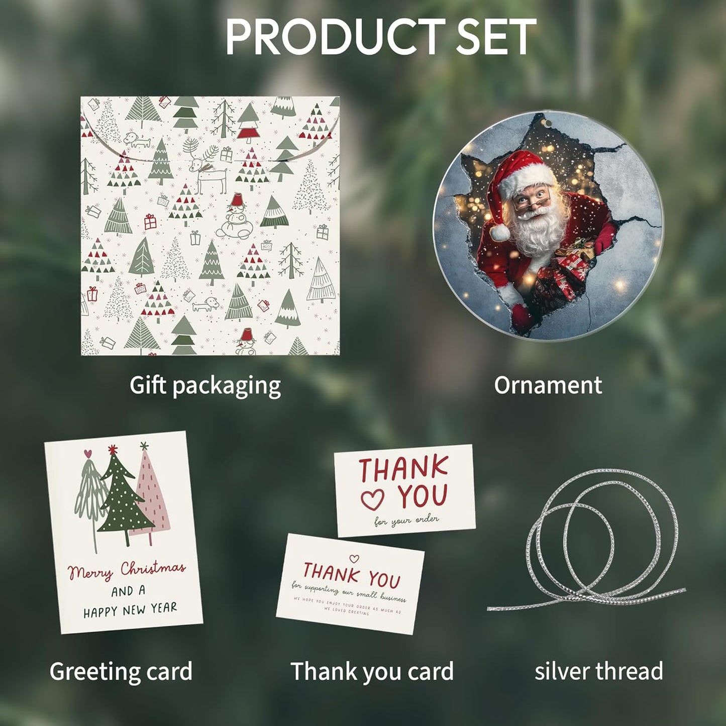 Jabihome Christmas Ornaments 2025, Exchange for Women, Men, Collectible Dated Year Ornaments for