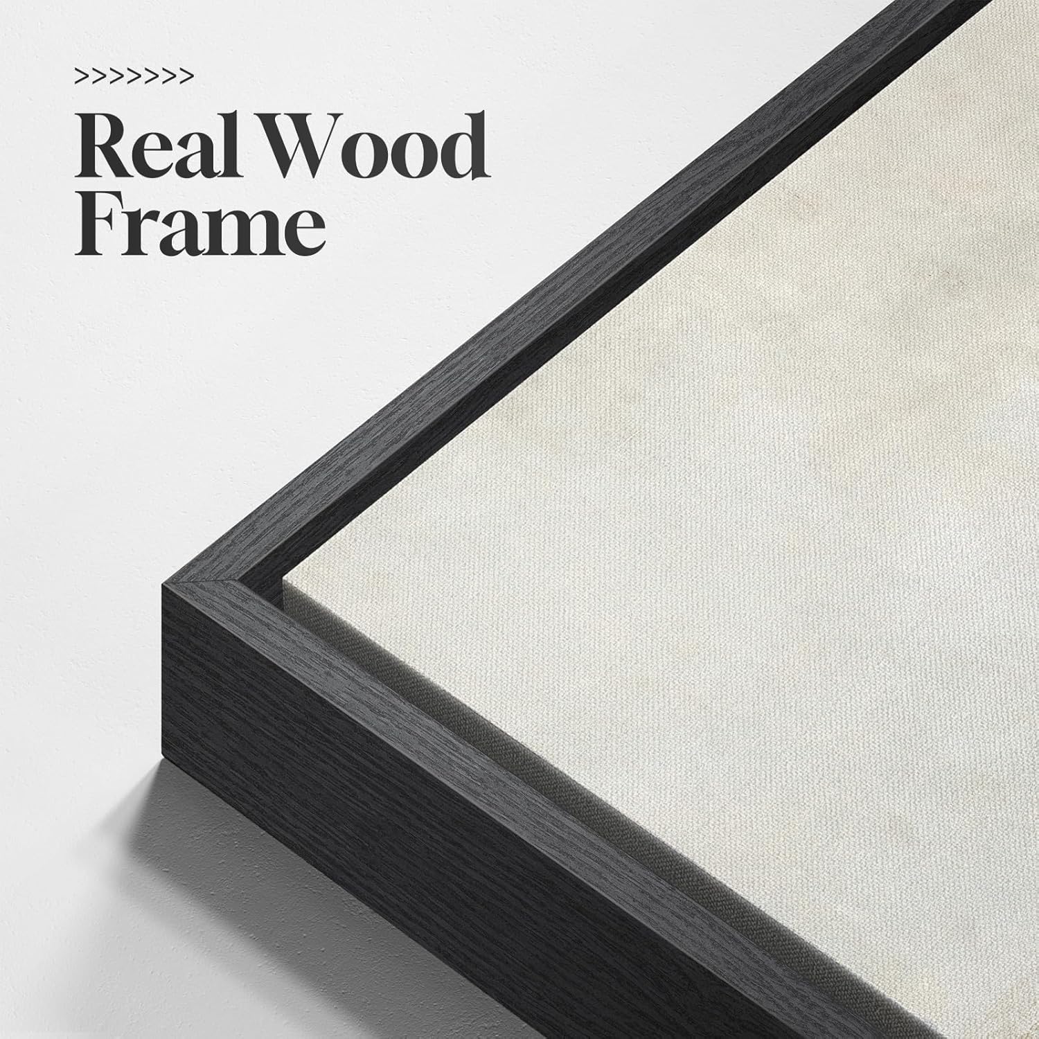 Large Framed Abstract Nature Landscape Wall Art for Living Room, Set of 3 Modern Canvas Prints