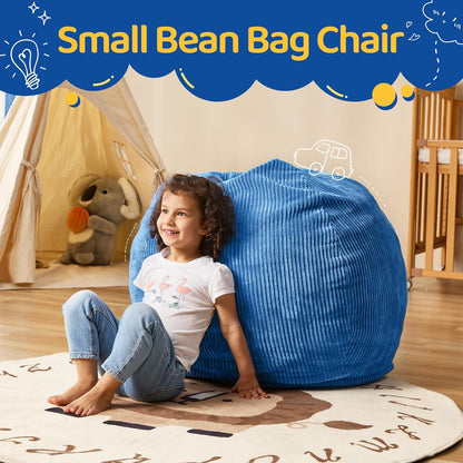 Bean Bag Chairs Teardrop Bean Bag Chair Beanbag Chair with Memory Foam Filled Machine Washable