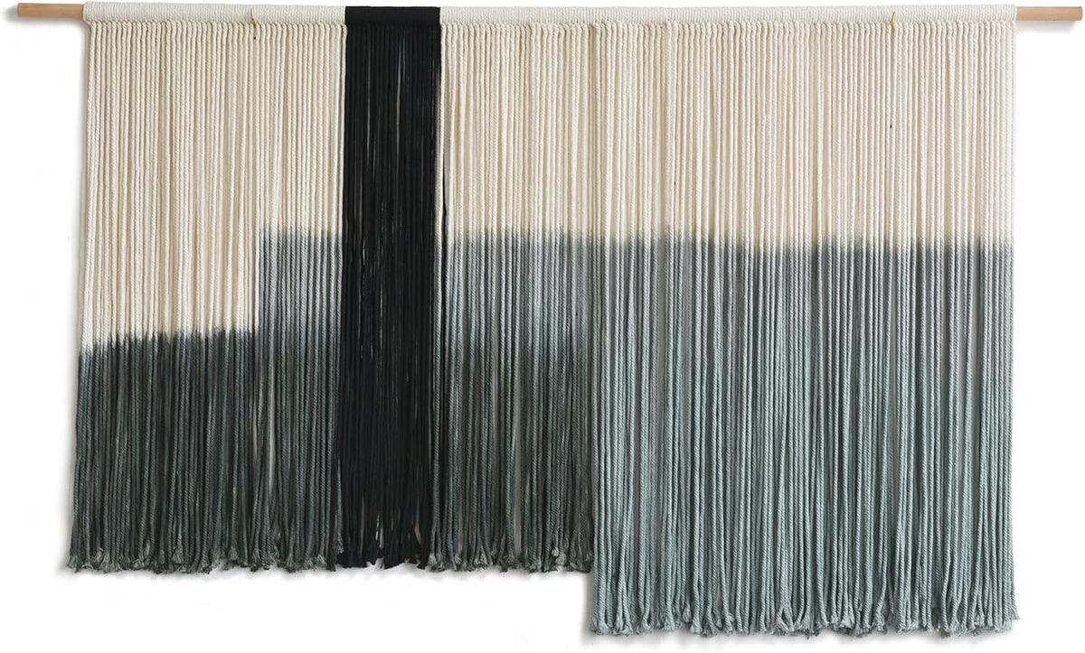 Macrame Wall Hanging Large Dip Dye Tapestry Fiber Wall Art Boho Living Room Bedroom Macrame Wall