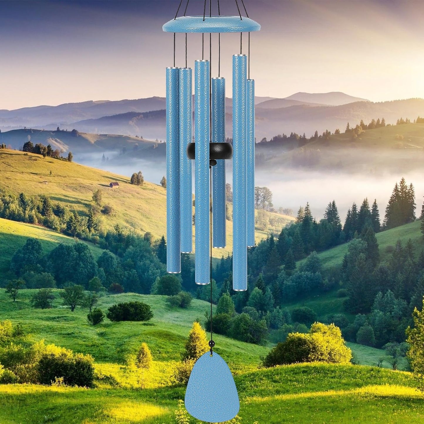 Wind-Chimes-Outdoor-Deep-Tone, Large Soothing Melodic Tones Mobile Windchimes, Wind Chimes for