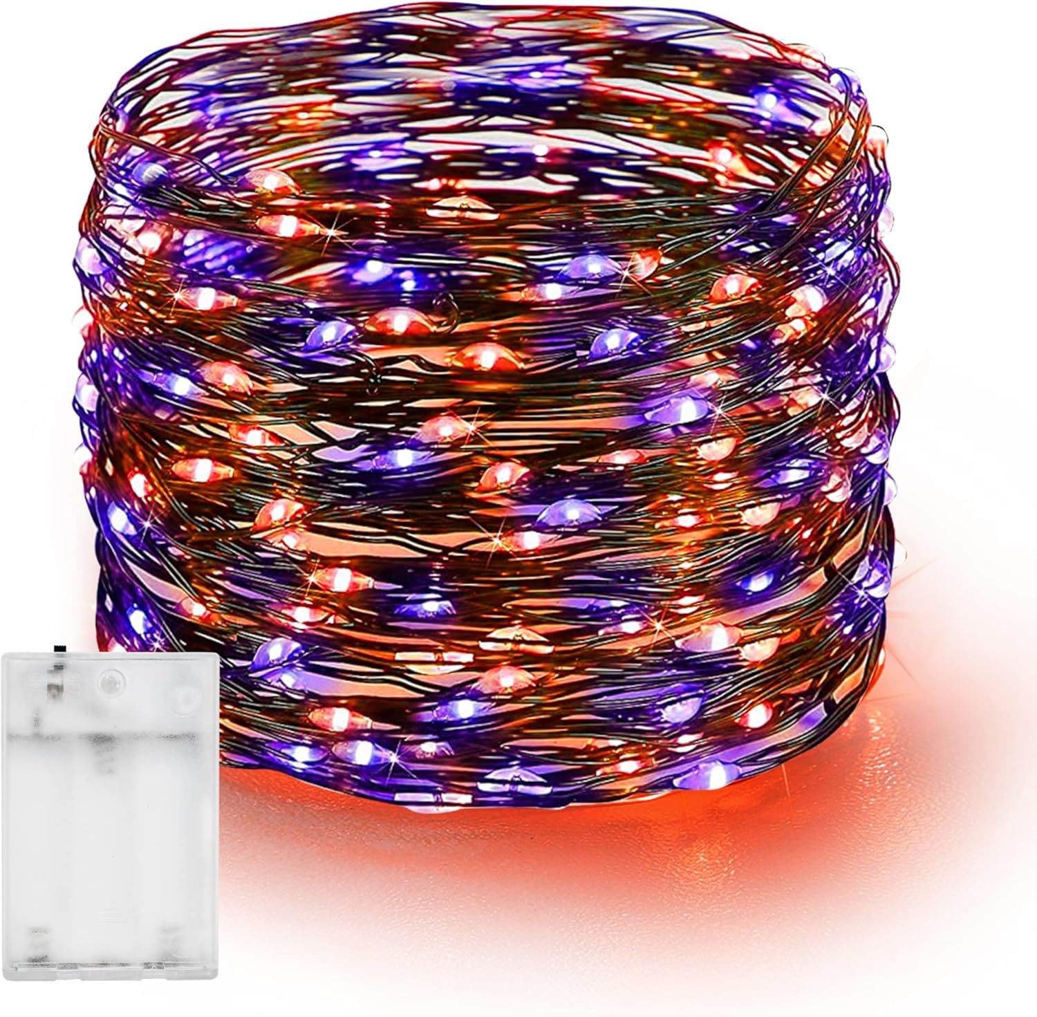 Dazzle Bright Fairy String Lights, 20FT 60 LED Copper Wire Battery Operated Waterproof Lights