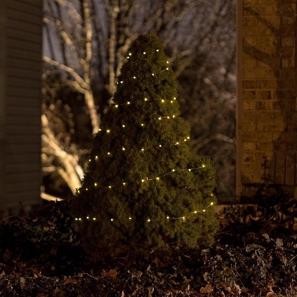 Dazzle Bright Fairy Lights Battery Operated, 4 Pack Total 80FT 240LED Silver Wire Waterproof String