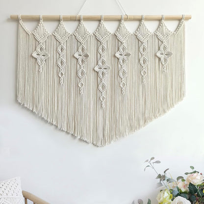 Achart Macrame Wall Hanging Large- Boho Wall Decor- large wall art- Wall Decor Living Room- Macrame