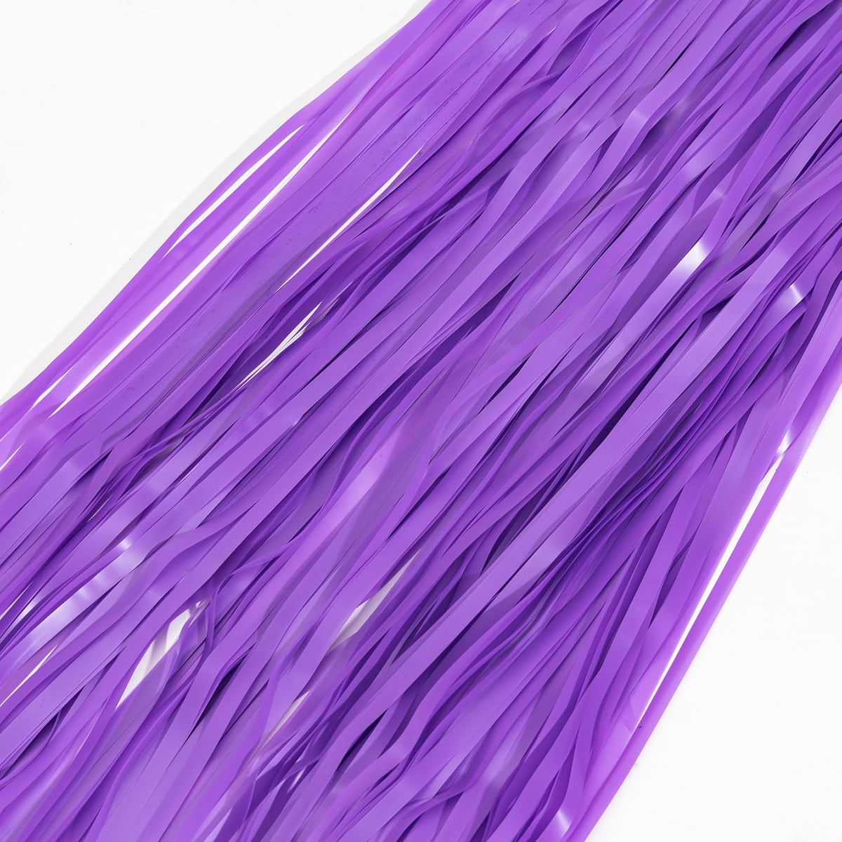 Purple Foil Fringe Party Backdrop - GREATRIL Party Streamers for Mermaid/Butterfly/Wednesdays/Star
