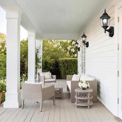 Lamomo Motion Sensor Outdoor Lights, Dusk to Dawn Outdoor Lighting, Exterior Aluminum Waterproof