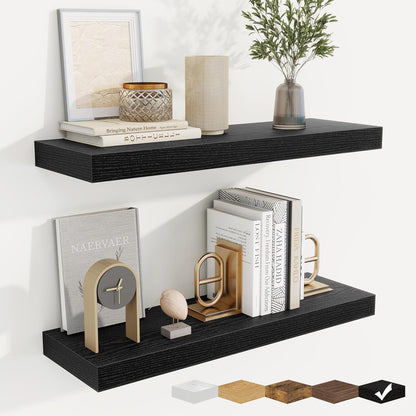 fuqing Floating Shelves for Wall, Bathroom Shelf Wall Mounted for Storage, Shelves with Invisible