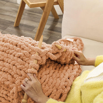 WESHIONGOO Chunky Knit Blanket Throw Knitted Throw Blankets for Couch Bed Fluffy Soft Blanket with