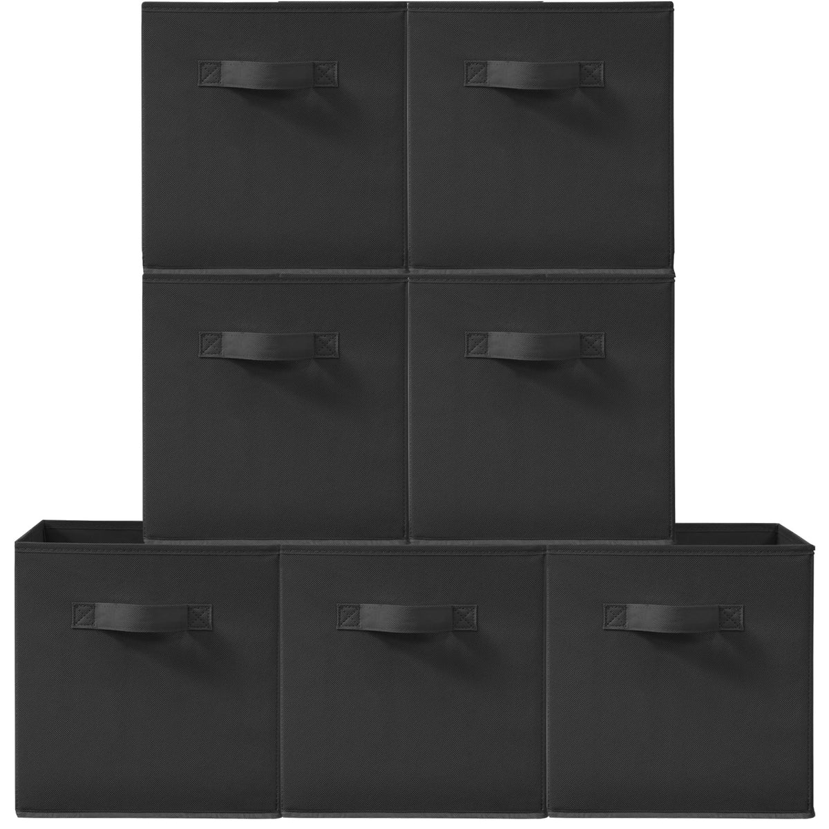 STORAGEIDEAS 11 Inch Fabric Storage Cubes, Sturdy Foldable Storage Bins, Heavy Duty Cube Organizer