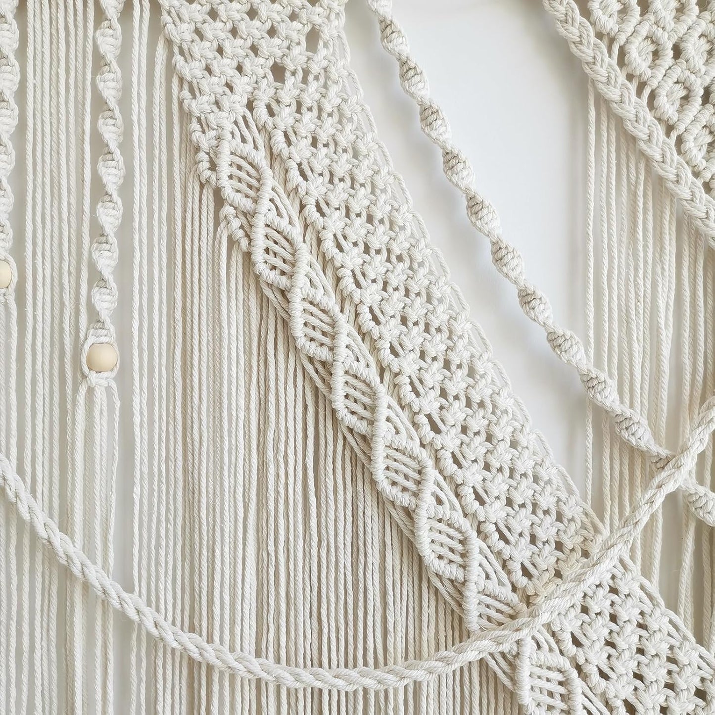 Achart Macrame Wall Hanging Large- Boho Wall Decor- large wall art- Wall Decor Living Room- Macrame