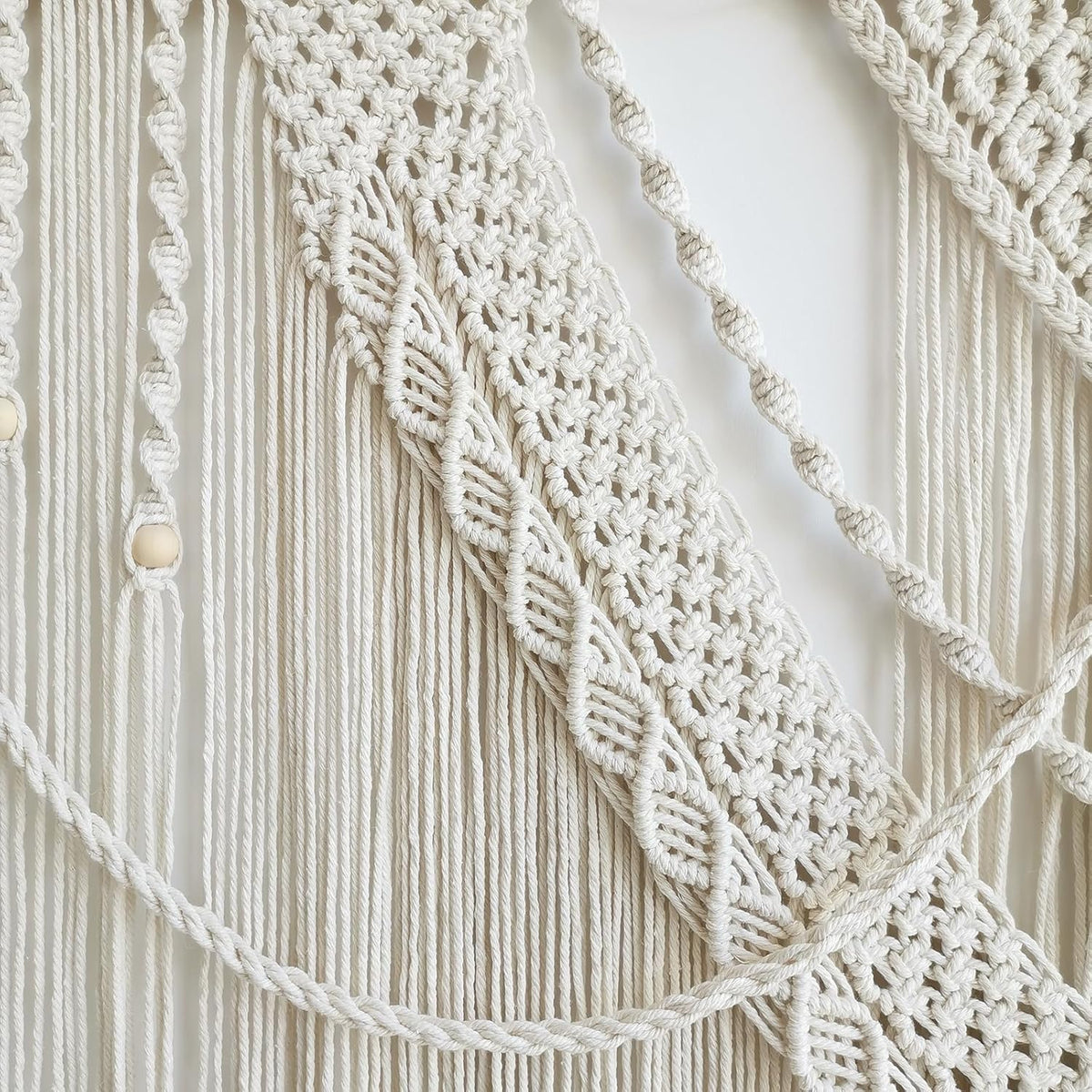 Achart Macrame Wall Hanging Large- Boho Wall Decor- large wall art- Wall Decor Living Room- Macrame