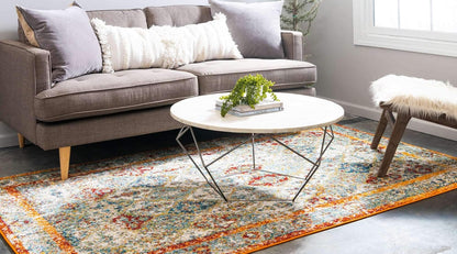 Unique Loom Rosso Collection Vintage, Traditional, Bohemian, Geometric, Distressed, Southwestern