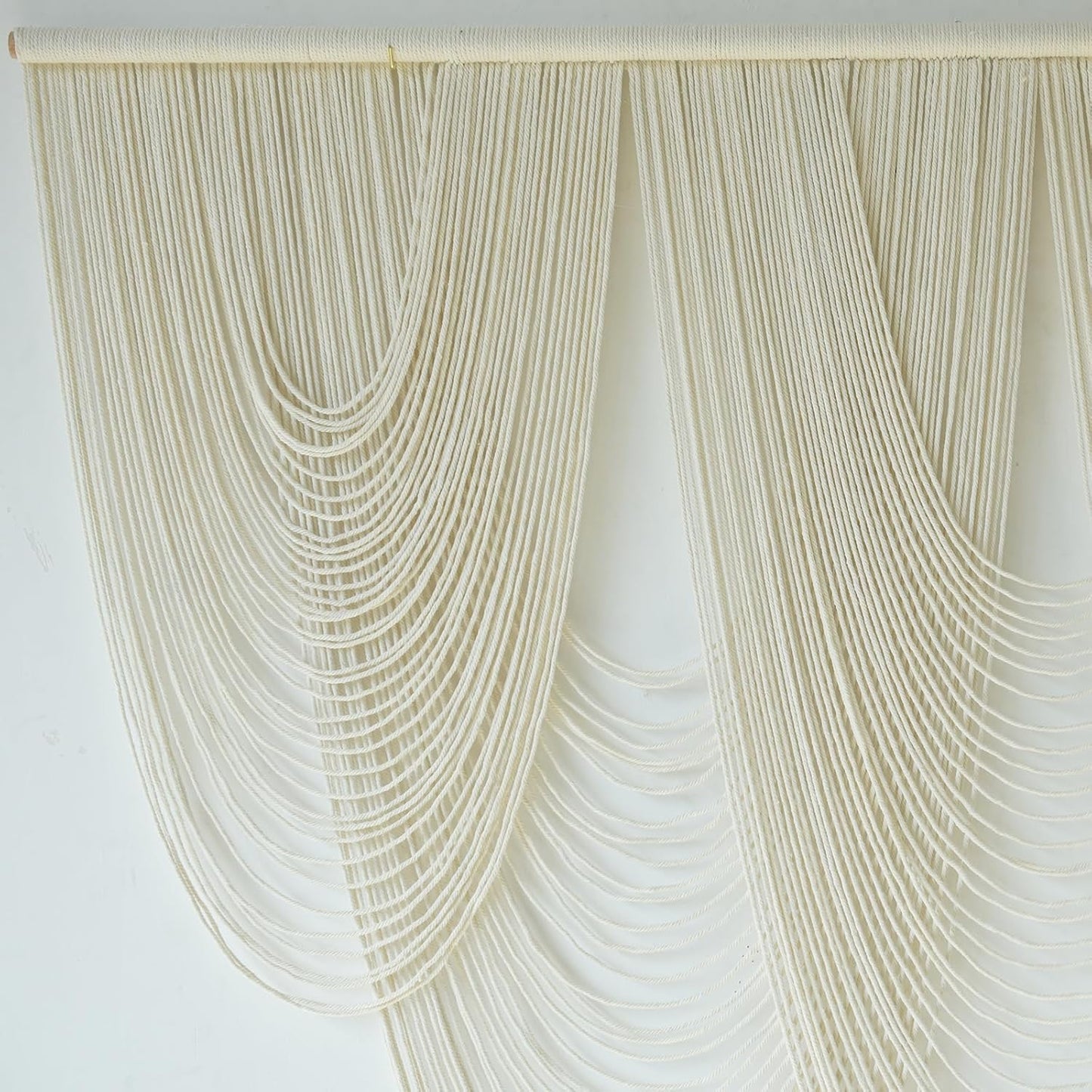 Macrame Wall Hanging Large Macrame Wall Decor Yarn Art 57" W x 41" L For Headboard Bedroom Living