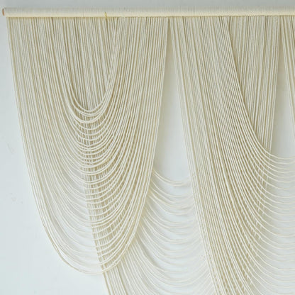 Macrame Wall Hanging Large Macrame Wall Decor Yarn Art 57" W x 41" L For Headboard Bedroom Living