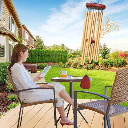 Large Aluminium Wind Chimes Outside, Soothing Melodic Memorial Sympathy Wind Chime, Suitable