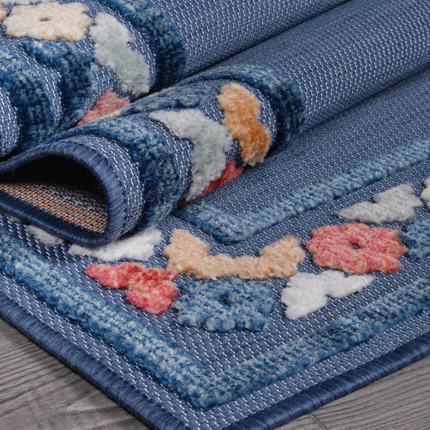 Beverly Rug Outdoor Rug 9x12 Modern Bordered Large Area Rugs for Indoor and Outdoor Patio Easy to