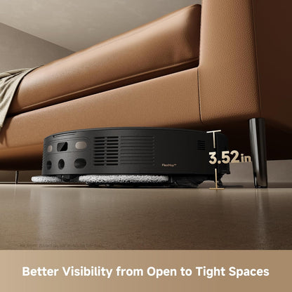 Mova V50 Ultra Complete Robot Vacuum and Mop Self-Cleaning, 24,000 Pa Suction, Liftable Navigation