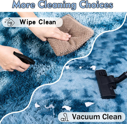 Rezutan Soft Rug for Living Room Bedroom Large Comfy Modern Shaggy Fuzzy for Kids, Plush Indoor