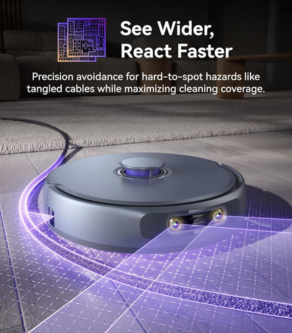NARWAL Freo Z Ultra Robot Vacuum and Mop Combo, Dual RGB Cameras and Chips, AI Avoidance, 12000Pa