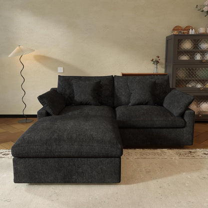 JACH Sectional Couches for Living Room, Cloud Sectional Couch with Deep Seat, Love Seat Modular
