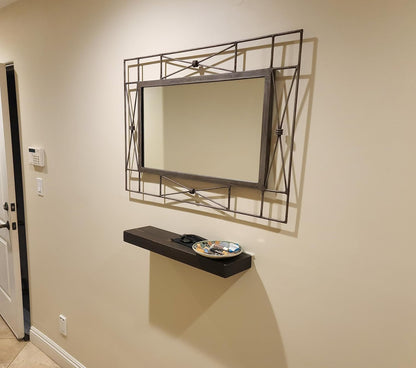 joelsantiques 24 Inch Wooden Floating Shelves for Wall - 24x8x2 in - Made of Natural Wood - Heavy