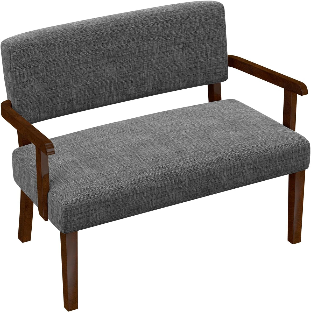Accent Chair 2 Seat, Arm Chairs with Soft Seat and Armrests for Living Room, Love seat for Dining