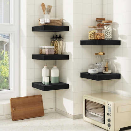 fuqing Floating Shelves for Wall, Bathroom Shelf Wall Mounted for Storage, Shelves with Invisible