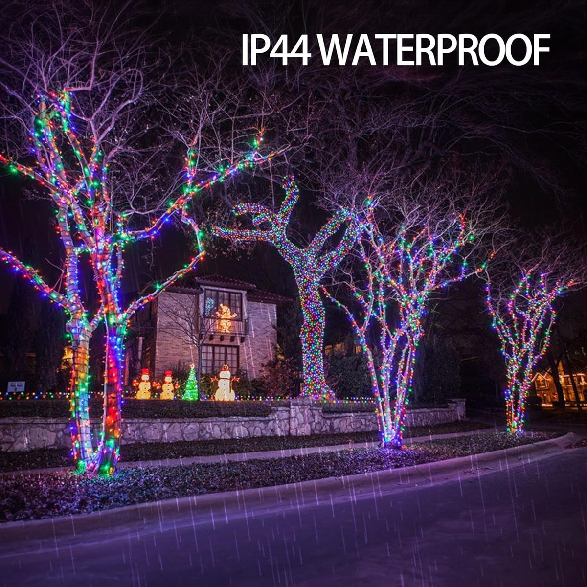 Dazzle Bright Outdoor Christmas String Lights, 1000 LED 328 FT Plug in Fairy Light with Remote