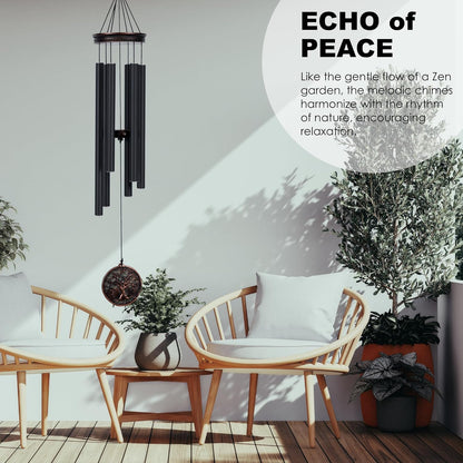 Vanquer Large Wind Chimes for Outside Deep Tone - 34'' Wind Chimes Outdoor Clearance, Tree of Life