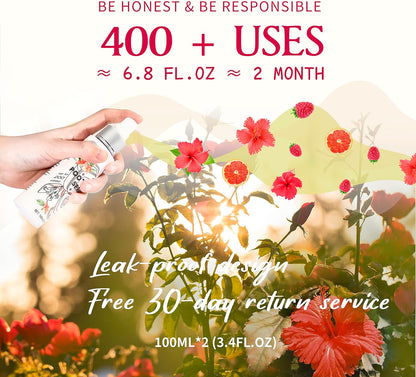 Clean-n-Fresh Toilet Spray 6.8 Oz, Hibiscus Scent, Bathroom Odor Deodorizer, A Great Air Freshener