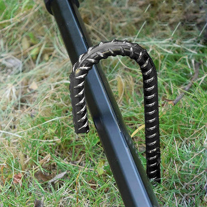 16" Ground Rebar Stakes Heavy Duty J Hook Ground Anchors, 5/16 inch Curved Steel Tent Stakes Anti