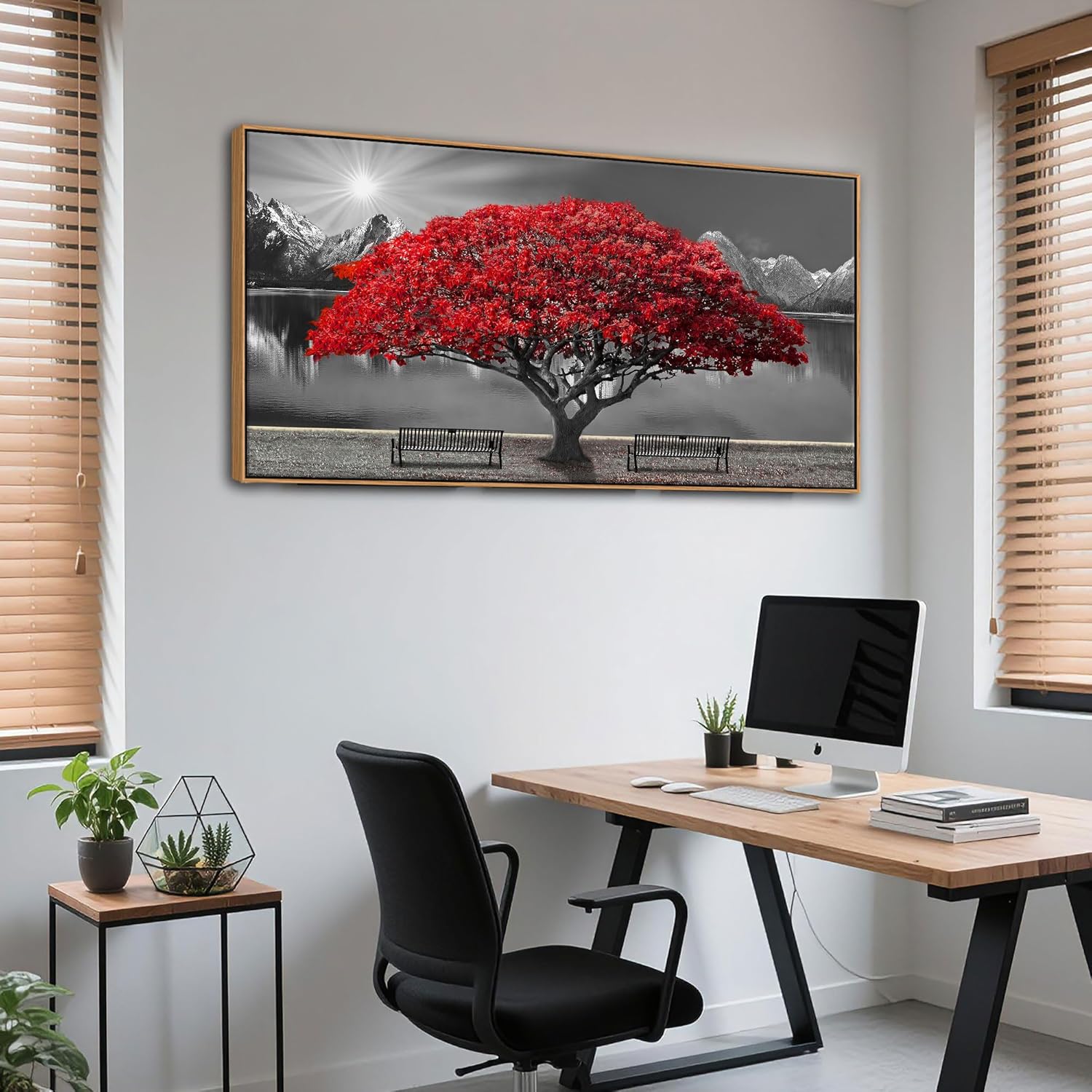 Large Framed Wall Art for Living Room Large Mangrove Landscape Modern Art for Wall Decor Living