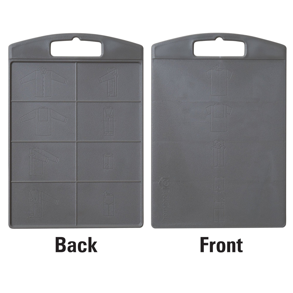 Household Essentials Shirt Folding Board for T-Shirts, Polos & Dress Shirts, Space Saving Laundry