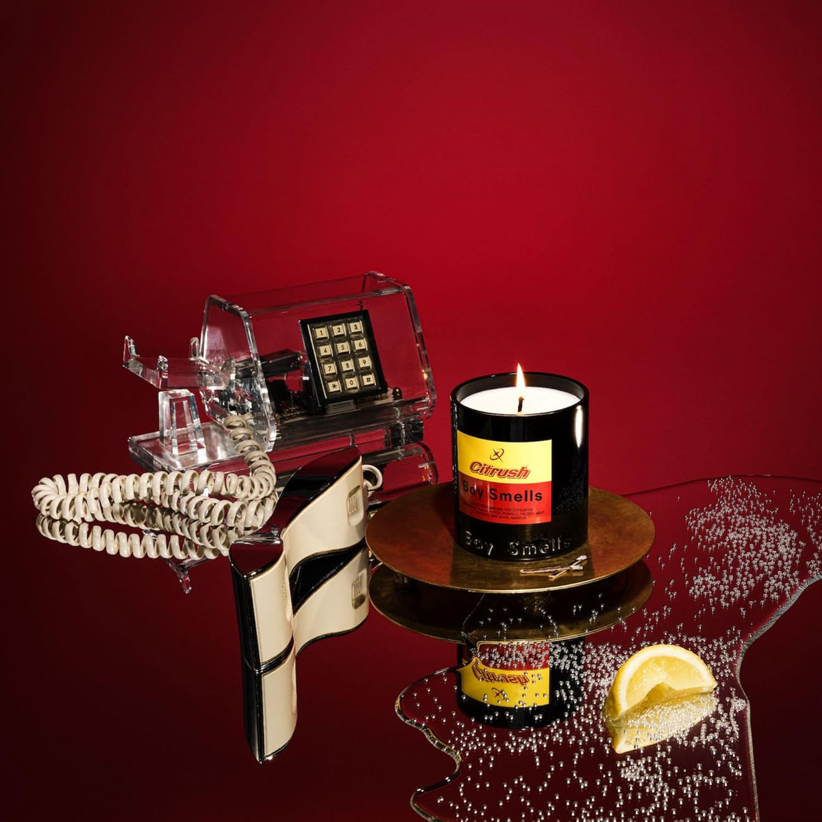 Boy Smells Citrush Candle – Bright Citrus Aroma – Warm Musk Finish – Pomelo Oil – Clean Burning