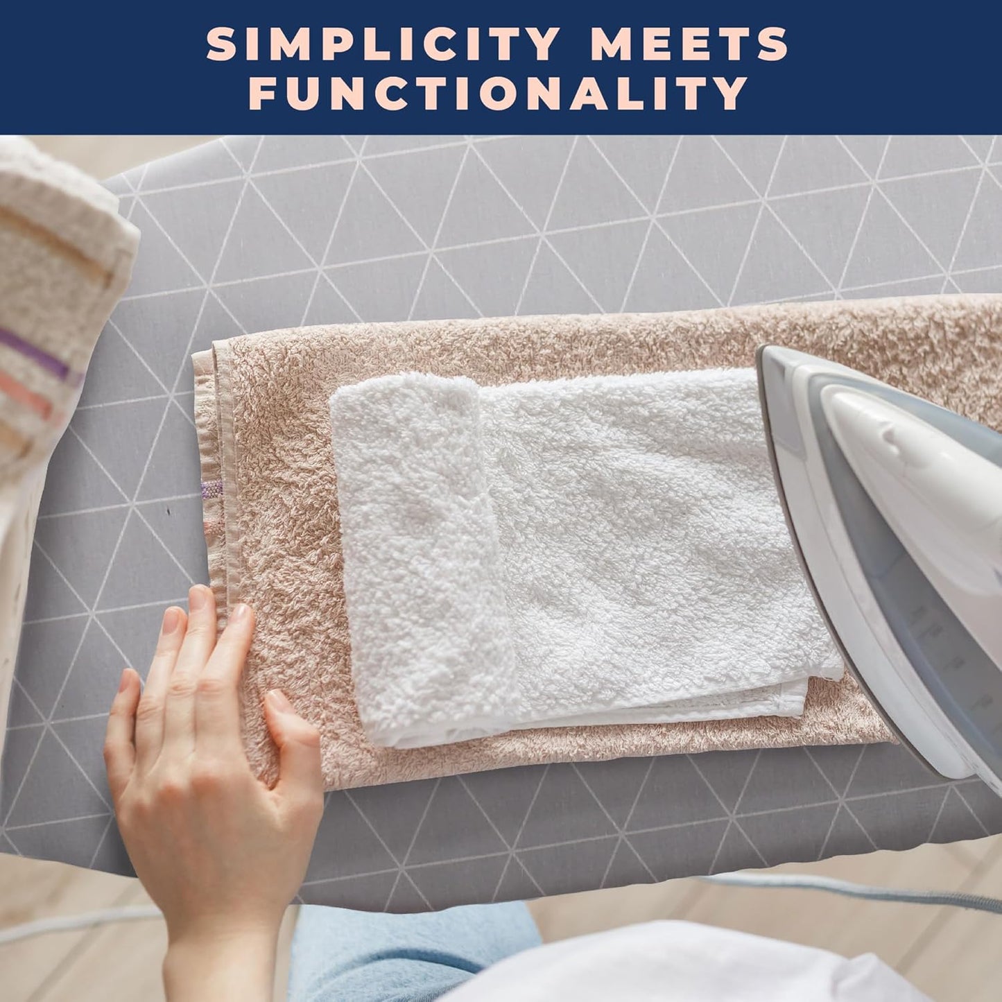 Happhom 13 x 43 Ironing Board Cover and Pad Extra Thick Heavy Duty Padded with Extra White Superior