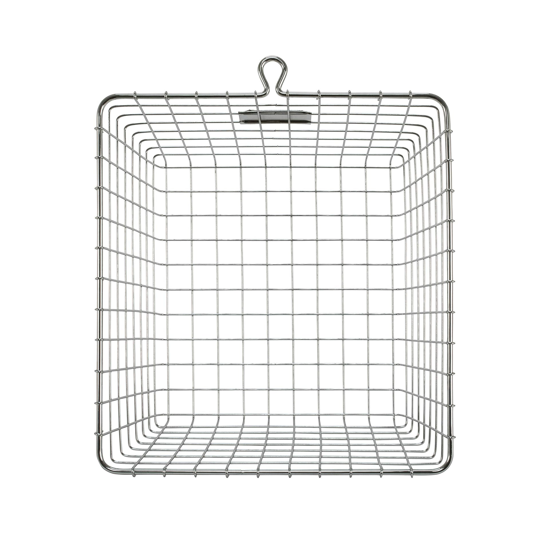 Spectrum Diversified 47970 Wire, Vintage Locker Basket Style, Rustic Farmhouse Chic, Steel Storage