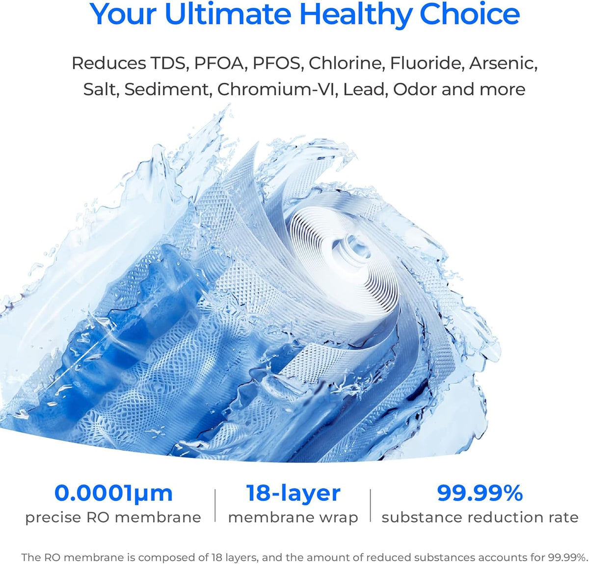 Waterdrop X16-Alkaline Tankless Reverse Osmosis System, NSF/ANSI 42&58&372 Certified, 1600 GPD RO