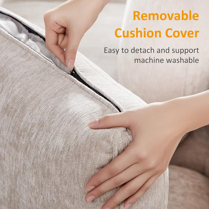 Modular Sectional Sofa, Convertible Couch Modular Sofa Without Ottoman, Sectional Sofas for Living
