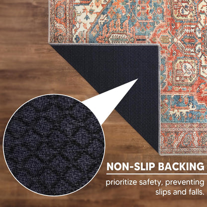 Keen Home Design 2x3 Rug - Machine Washable Entry Rug with Non-Slip Backing, Ideal for Enteryway