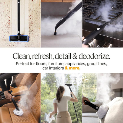 Dupray Neat Steam Cleaner with 20-piece Accesory Kit. For Multipurpose steam Cleaning Hardwood