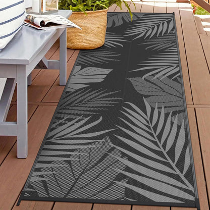 GENIMO Outdoor Rug 2.5' x 8' Waterproof for Patios Clearance, Reversible Outdoor Plastic Straw