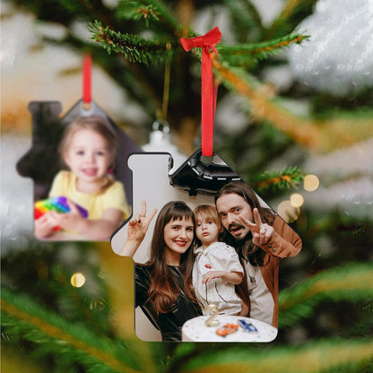 Personalized Christmas Ornaments 2024 Customized with Photo Text Ornament Keepsake Pet First