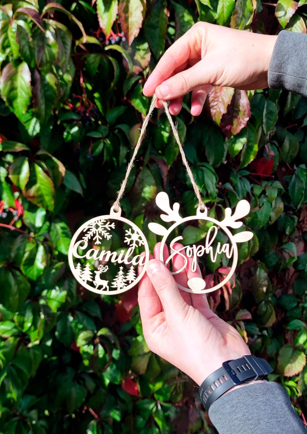 Personalized Christmas Ornaments with Names - Custom Christmas Ornament for Kids and Adults, Custom