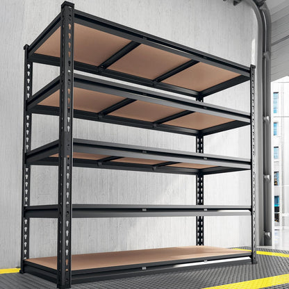 REIBII 48.2" W Garage Shelving, Storage Shelves Load 3000LBS, Adjustable Garage Shelving Heavy Duty