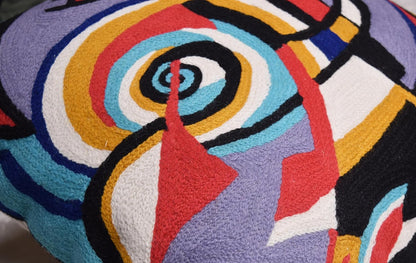 Kandinsky Improvisation Modern Decorative Pillow Cover Black Abstract Toss Pillows Farmhouse Chair